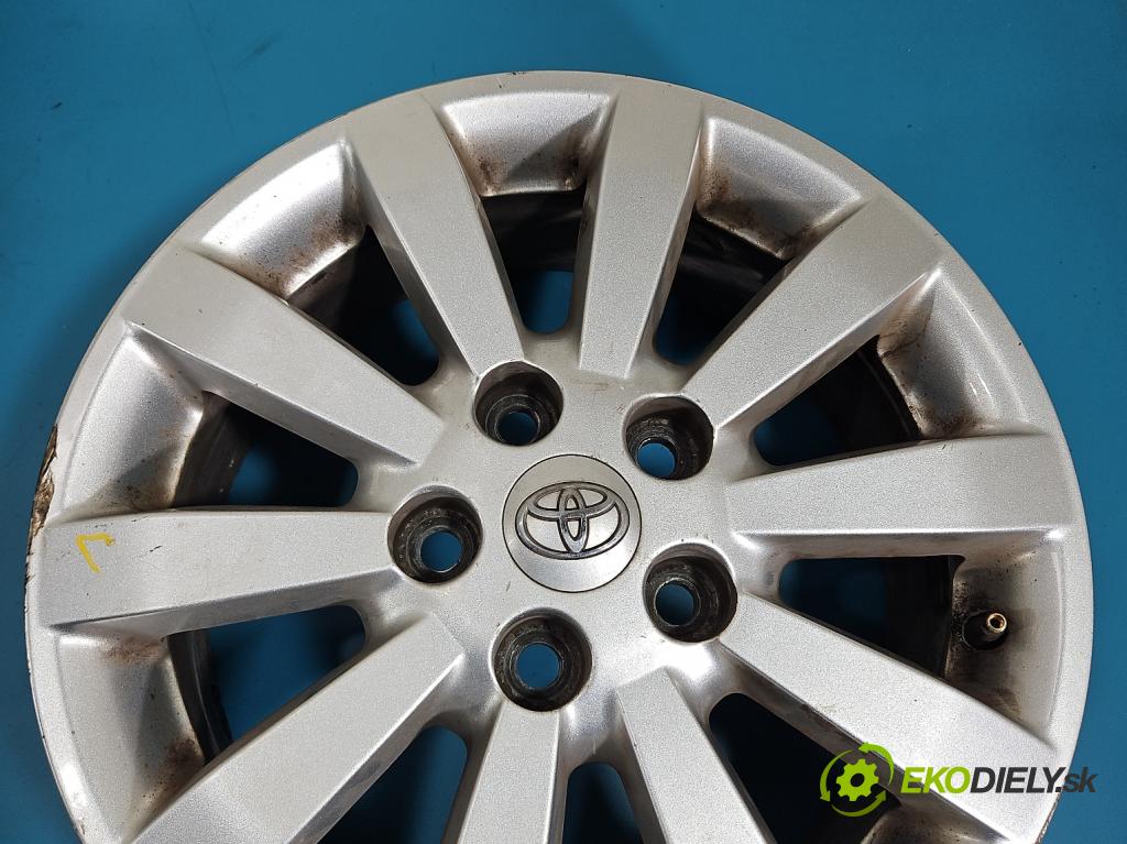 Toyota Corolla E15 2007-2014 1.6 vvti 124hp manual 91 kW 1598 cm3 4- Disk hliník 16" komplet