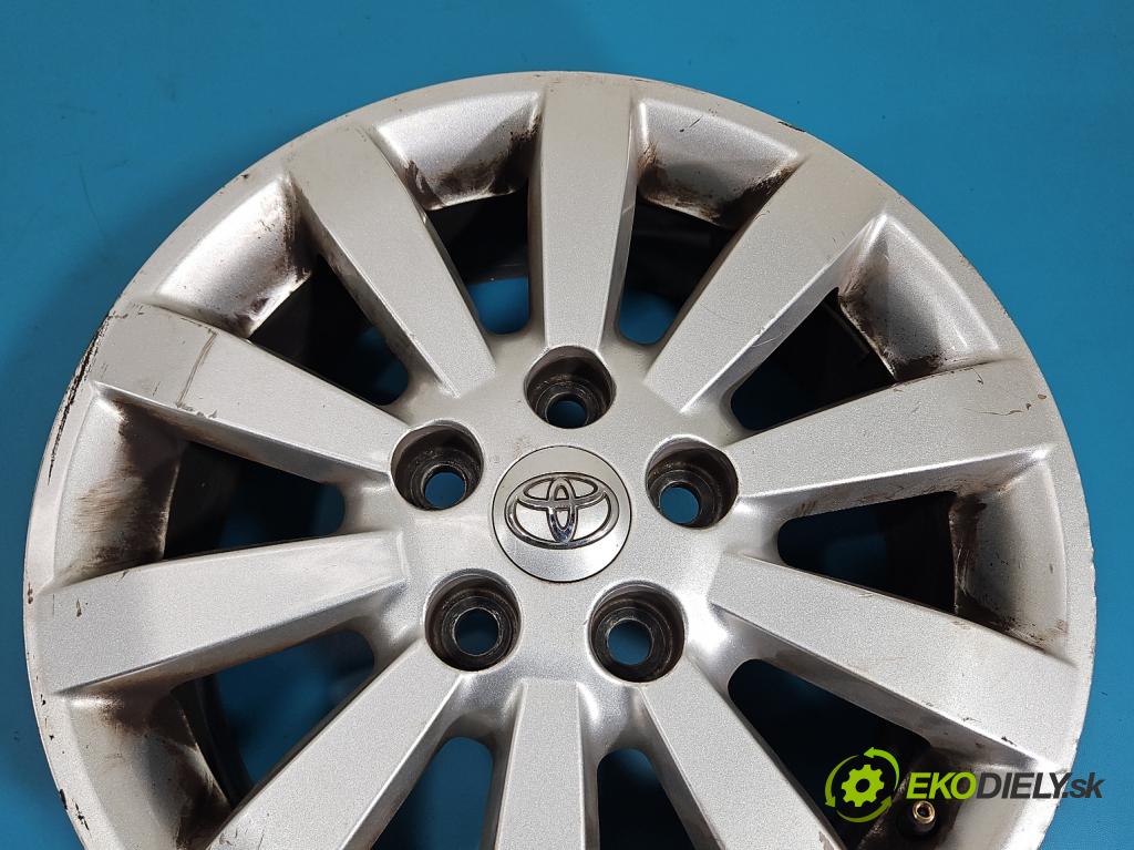 Toyota Corolla E15 2007-2014 1.6 vvti 124hp manual 91 kW 1598 cm3 4- Disk hliník 16" komplet