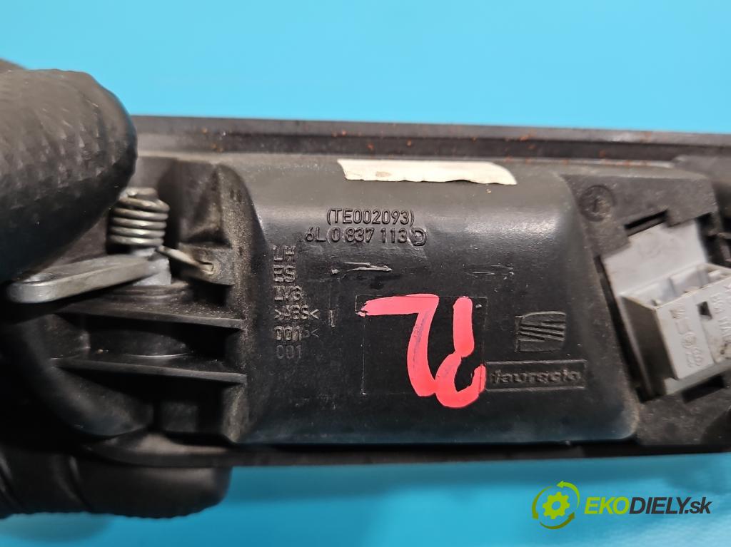 Seat Ibiza III 6L 2002-2008 1.4 TDI 80 HP manual 59 kW 1422 cm3 3- rukoväť uvnitř: predné ľavé 6L0837113D