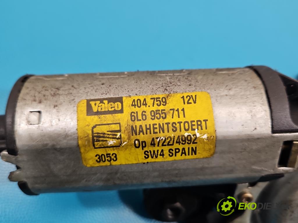 Seat Ibiza III 6L 2002-2008 1.4 TDI 80 HP manual 59 kW 1422 cm3 3- motor stieračov zadné 6L955711