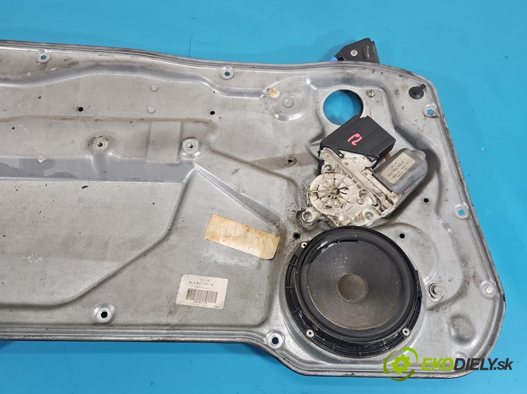 Seat Ibiza III 6L 2002-2008 1.4 TDI 80 HP manual 59 kW 1422 cm3 3- mechanizmus okna predné ľavý 6Q2959802A