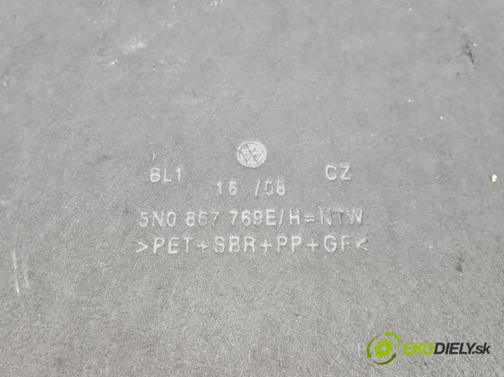 Vw Tiguan I 2007-2016 1.4 TSI 150 hp manual 110 kW 1399 cm3 5- pláto zadní 5N0867769E (Kryt zavazadlového prostoru)