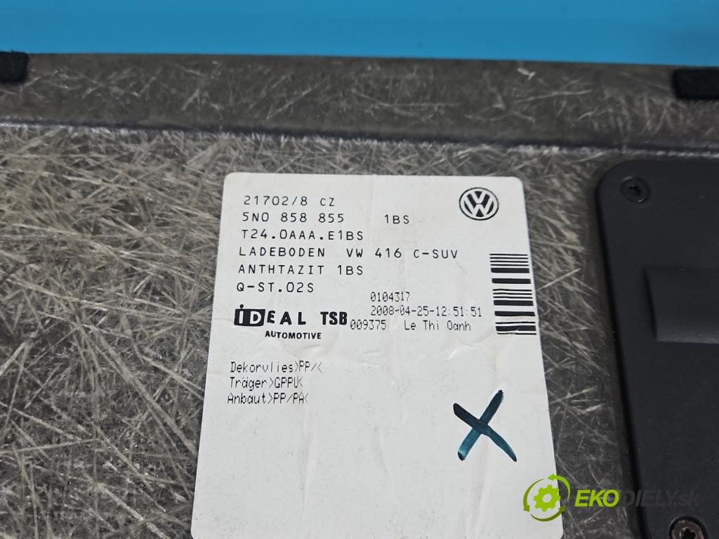 Vw Tiguan I 2007-2016 1.4 TSI 150 HP manual 110 kW 1399 cm3 5- koberec do auta kufra: 5N0858855