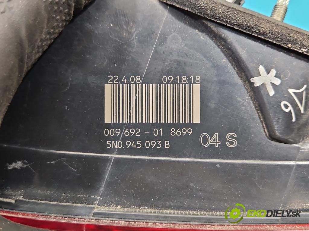 Vw Tiguan I 2007-2016 1.4 TSI 150 HP manual 110 kW 1399 cm3 5- svetlo / reflektor zadné ľavé 5N0945093B (Kľučka dverí ostatné)