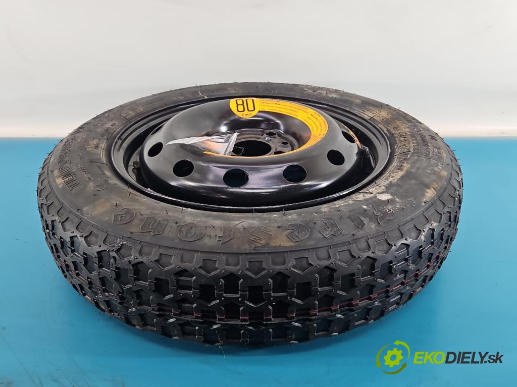 Fiat Punto II 1999-2010 1.2 8V 60 HP manual 44 kW 1242 cm3 3- koleso rezervne 14"