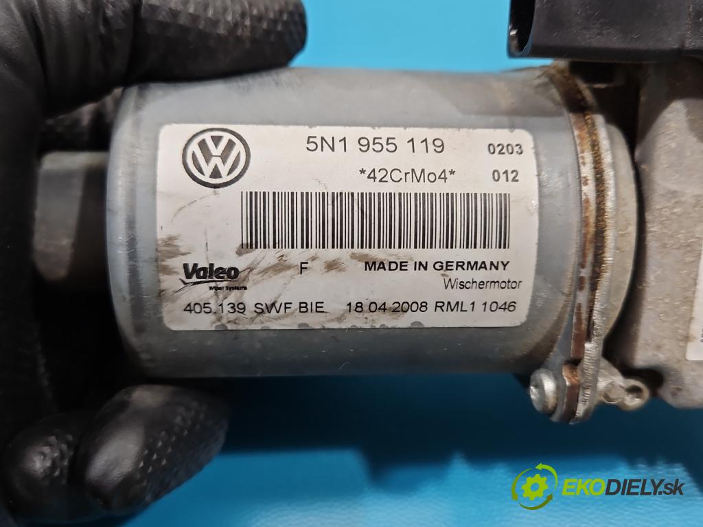 Vw Tiguan I 2007-2016 1.4 TSI 150 HP manual 110 kW 1399 cm3 5- motor stieračov predné 5N1955119