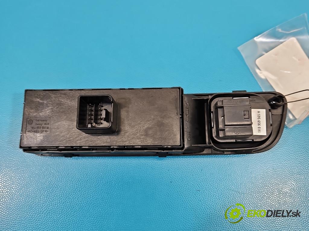 Vw Tiguan I 2007-2016 1.4 TSI 150 HP manual 110 kW 1399 cm3 5- prepínač okien spätných zrkadiel 1K4959857B