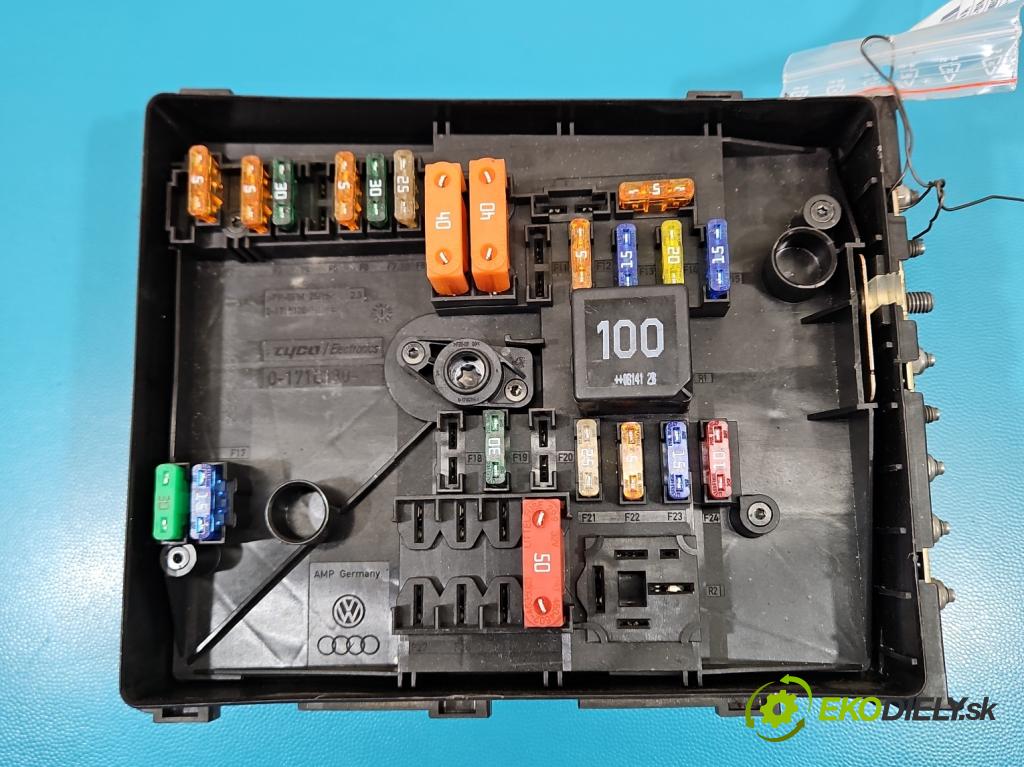 Vw Tiguan I 2007-2016 1.4 TSI 150 hp manual 110 kW 1399 cm3 5- skříňka pojistková  (Pojistková skříňka)