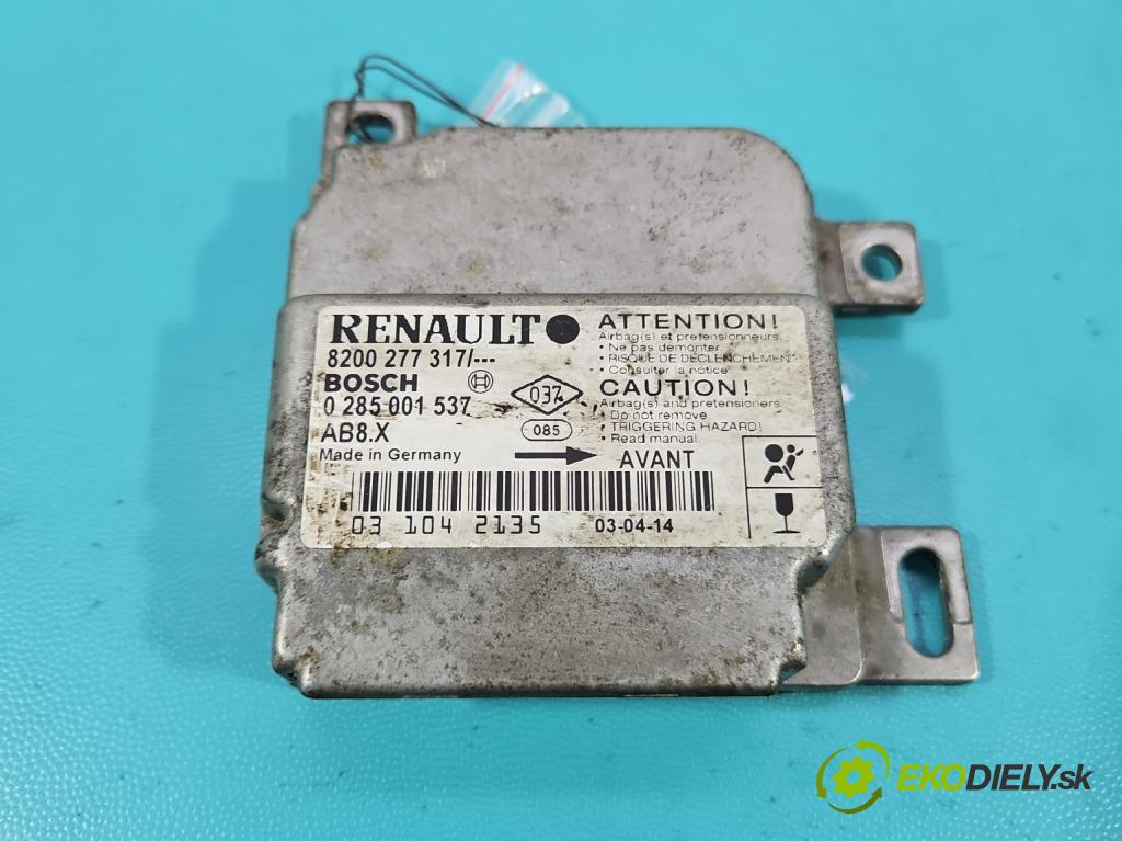 Renault Clio II 1998-2012 1.2 16v 75 HP manual 55 kW 1149 cm3 5- riadiaca jednotka vankúše: 8200277317