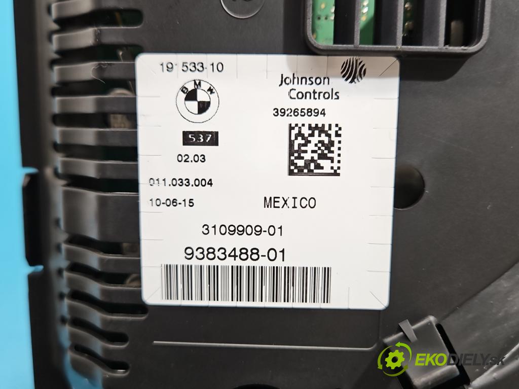 Bmw X5 F15 2013-2018 3.0d 258 HP automatic 190 kW 2993 cm3 5- prístrojovka/ budíky 9383488 (Prístrojová doska)