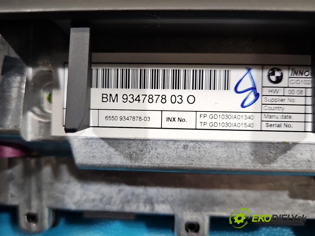 Bmw X5 F15 2013-2018 3.0d 258 HP automatic 190 kW 2993 cm3 5- Zobrazit: 9347878 (Prístrojová doska)