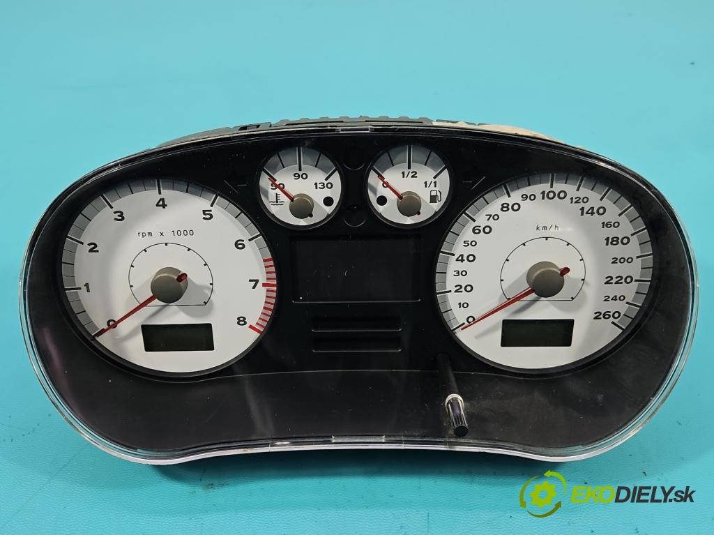 Seat Leon I 1999-2005 1.6 16v 105 HP manual 77 kW 1598 cm3 5- prístrojovka/ budíky W01M0920822G (Prístrojová doska)