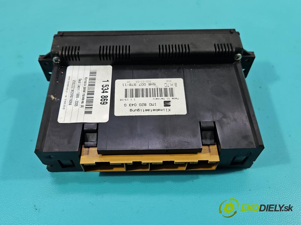 Seat Leon I 1999-2005 1.6 16v 105 HP manual 77 kW 1598 cm3 5- panel kúrenia 1M0820043G