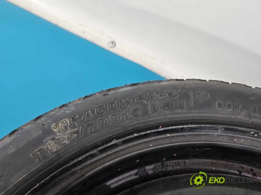 Toyota Yaris II 2005-2011 1.3 vvti 87 HP manual 64 kW 1298 cm3 5- koleso rezervne 15"