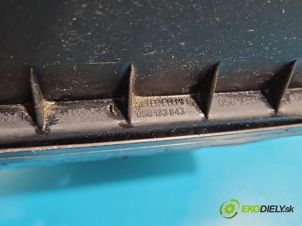 Vw Passat B5 1995-2005 1.8 T 150 HP manual 110 kW 1781 cm3 5- obal filtra vzduchu 058133843 (Obal vzduchového filtra)