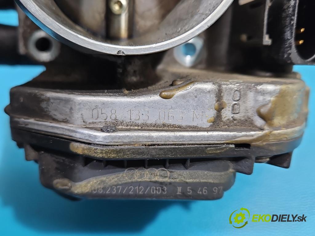 Vw Passat B5 1995-2005 1.8 T 150 HP manual 110 kW 1781 cm3 5- klapka 058133063M (Škrtiaca klapka)