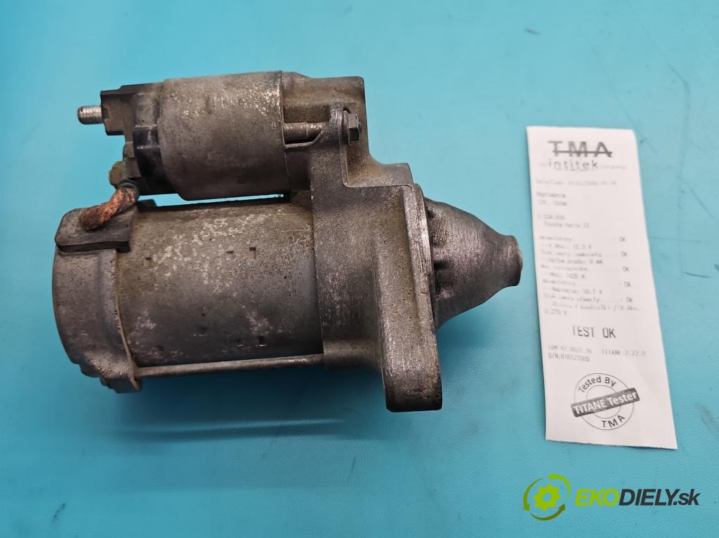 Toyota Yaris II 2005-2011 1.3 vvti 87 HP manual 64 kW 1298 cm3 5- štartér 28100-0J050 (Štartér)