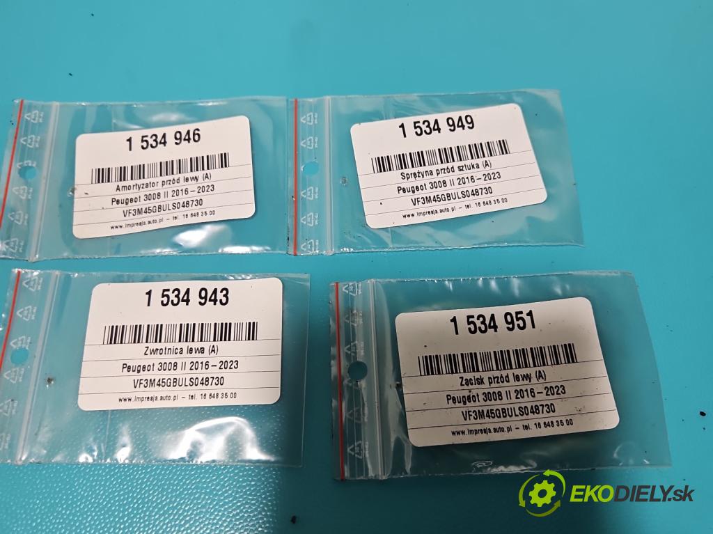 Peugeot 3008 II 2016-2023 1.6 T 300 hp automatic 221 kW 1598 cm3 5- náboj levé  (Náboj kola)