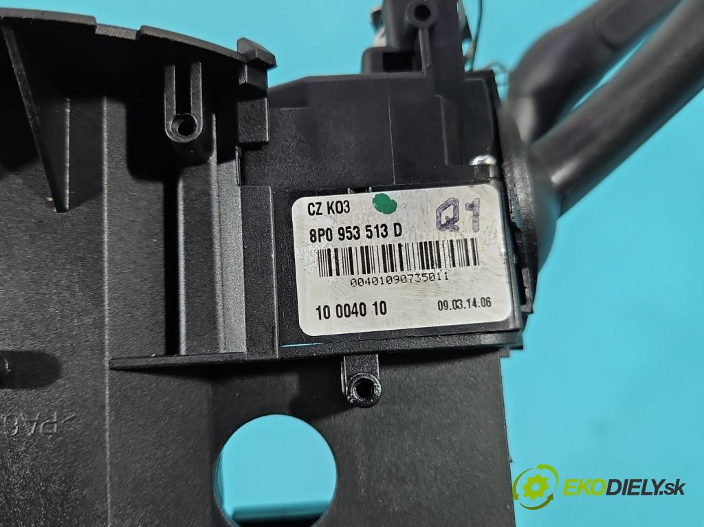 Audi A3 8P 2003-2012 1.9 TDI 105 HP manual 77 kW 1896 cm3 5- prepínač komplex: 8P0953519E (Prepínacie páčky pod volantom)