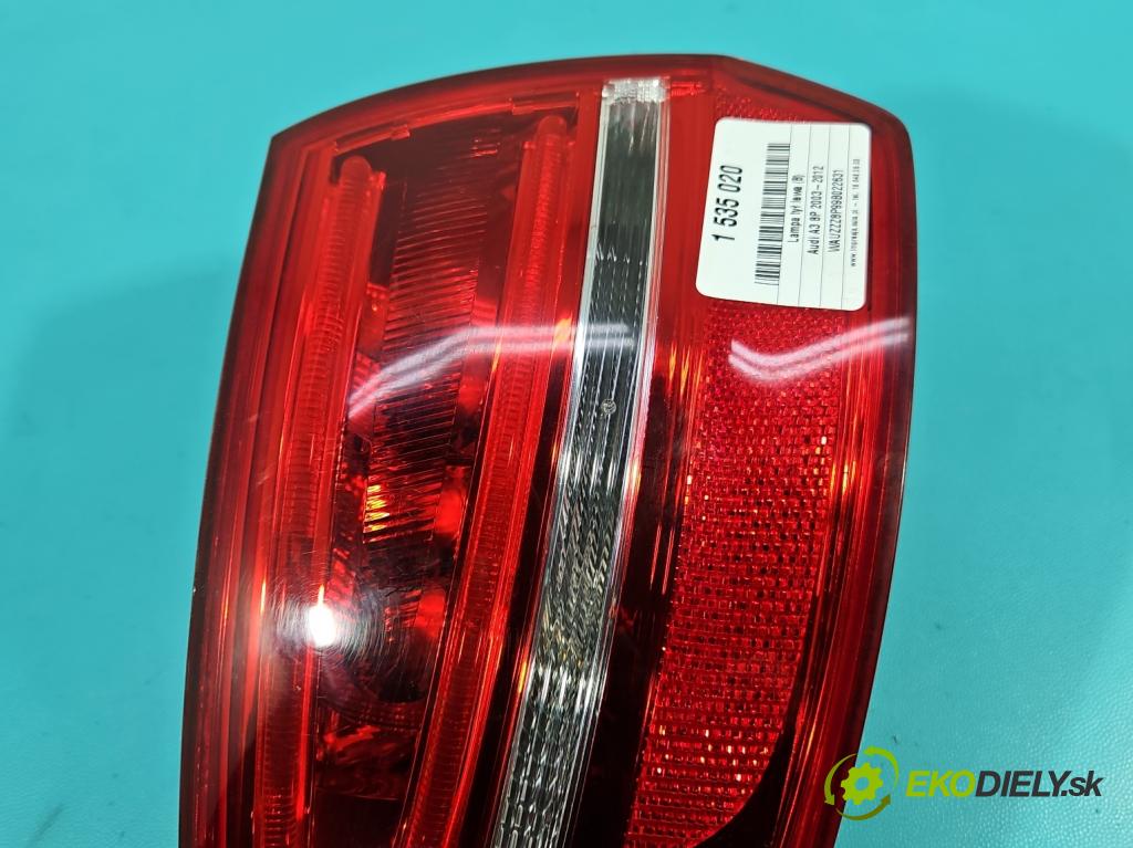 Audi A3 8P 2003-2012 1.9 TDI 105 HP manual 77 kW 1896 cm3 5- svetlo / reflektor zadné ľavé 8P4945095E (Kľučka dverí ostatné)