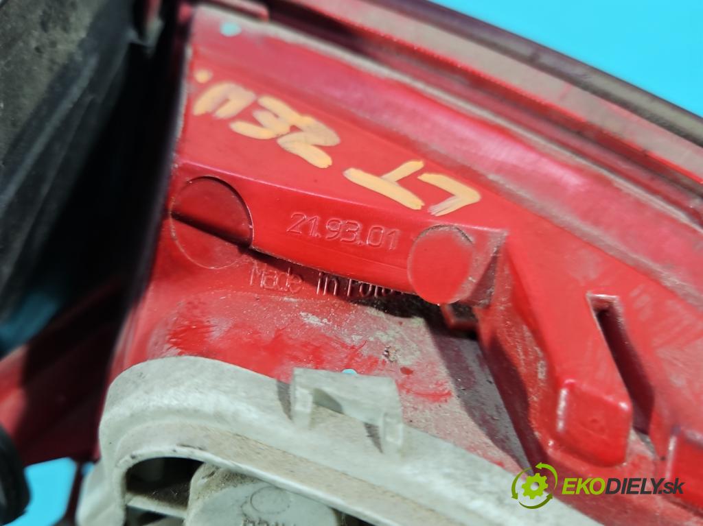 Audi A3 8P 2003-2012 1.9 TDI 105 HP manual 77 kW 1896 cm3 5- svetlo / reflektor zadné ľavé 8P4945095E (Kľučka dverí ostatné)