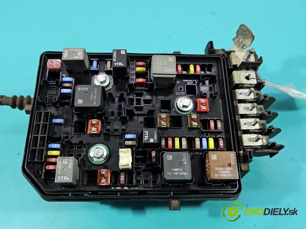 Opel Astra V  2015-2022 1.6 cdti 110 hp manual 81 kW 1598 cm3 5- skříňka pojistková 39040853 (Pojistková skříňka)