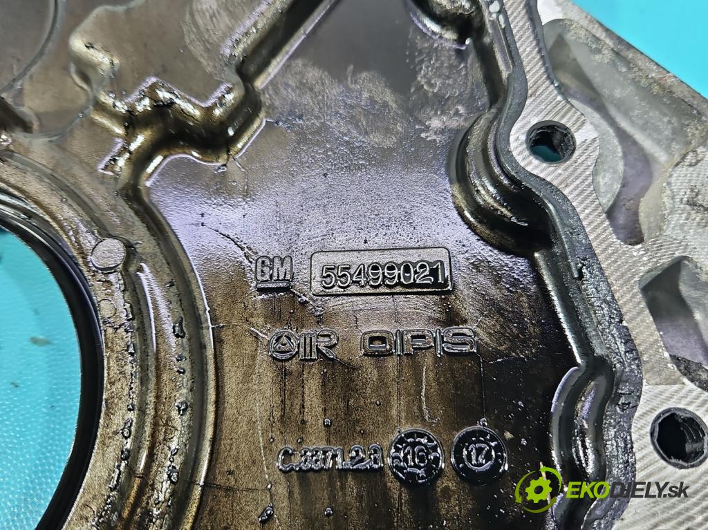 Opel Astra V  2015-2022 1.6 cdti 110 HP manual 81 kW 1598 cm3 5- obal načasovanie 55499021 (Kryt motora)