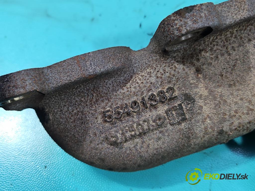 Opel Astra V  2015-2022 1.6 cdti 110 HP manual 81 kW 1598 cm3 5- zvod výfuk 55491382 (Výfukové potrubie)