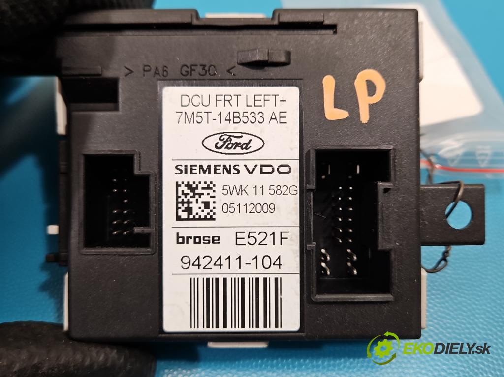 Ford Kuga Mk1 2008-2013 2.0 tdci 136 HP manual 100 kW 1997 cm3 5- riadiaca jednotka ostatné 7M5T-14B533-AE