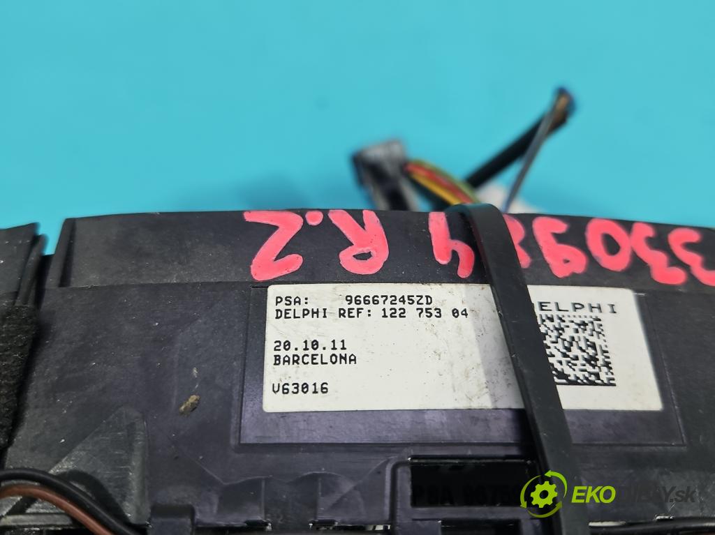 Peugeot 508 I 2010-2018 1.6 thp 156 HP automatic 115 kW 1598 cm3 5- prepínač komplex: 96759261XT (Prepínacie páčky pod volantom)