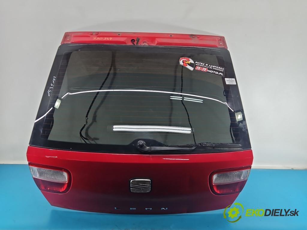 Seat Leon I 1999-2005 1.6 16v 105 hp manual 77 kW 1598 cm3 5- zadní kufrové dveře  (Zadní kapota (kufr))