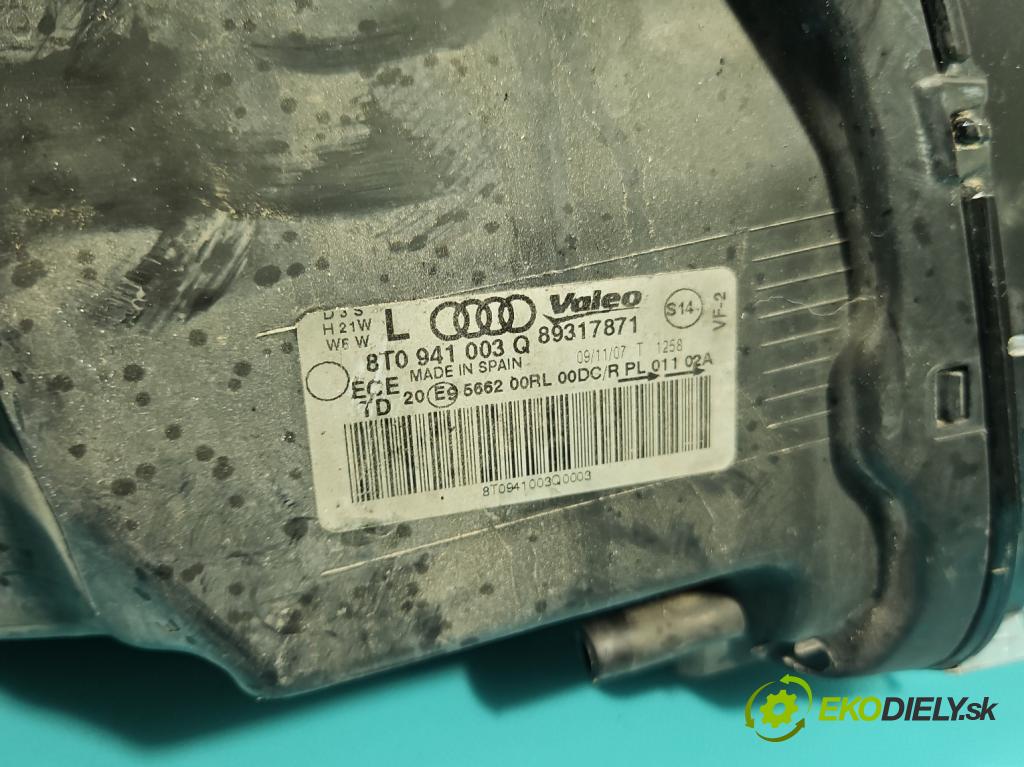 Audi A5 8T 2007-2016 3.0 tdi 239KM manual 176 kW 2967 cm3 2- Reflektor: ľavý 8T0941003Q (Kľučka dverí ostatné)