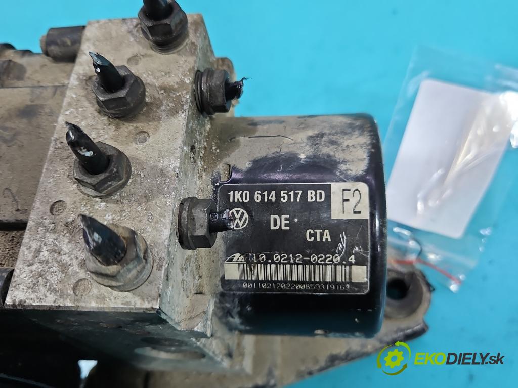 Audi A3 8P 2003-2012 1.9 TDI 105 HP manual 77 kW 1896 cm3 5- čerpadlo abs 1K0907379AD (Pumpa ABS)