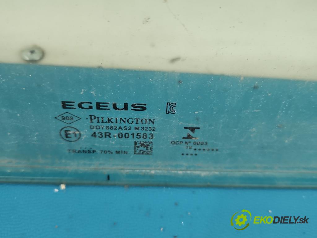 Opel Movano III 2010-2022 2.3 cdti 170 hp manual 125 kW 2299 cm3 2- sklo zadní  (Zadní sklo)