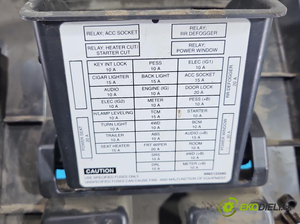 Isuzu D-Max II 2011-2019 2.5d 163 HP manual 120 kW 2499 cm3 2- kastlík