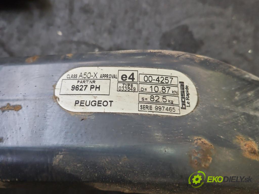 Peugeot 508 I 2010-2018 1.6 thp 156 hp automatic 115 kW 1598 cm3 5- oko tažné  (Tažné zařízení)