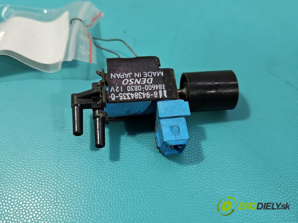 Isuzu D-Max II 2011-2019 2.5 crdi 163 HP manual 120 kW 2499 cm3 2- ventil podtlaku 184600-0830 (Ventil)