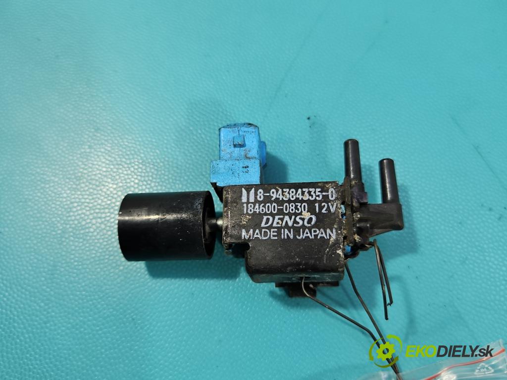 Isuzu D-Max II 2011-2019 2.5 crdi 163 HP manual 120 kW 2499 cm3 2- ventil podtlaku 184600-0830 (Ventil)