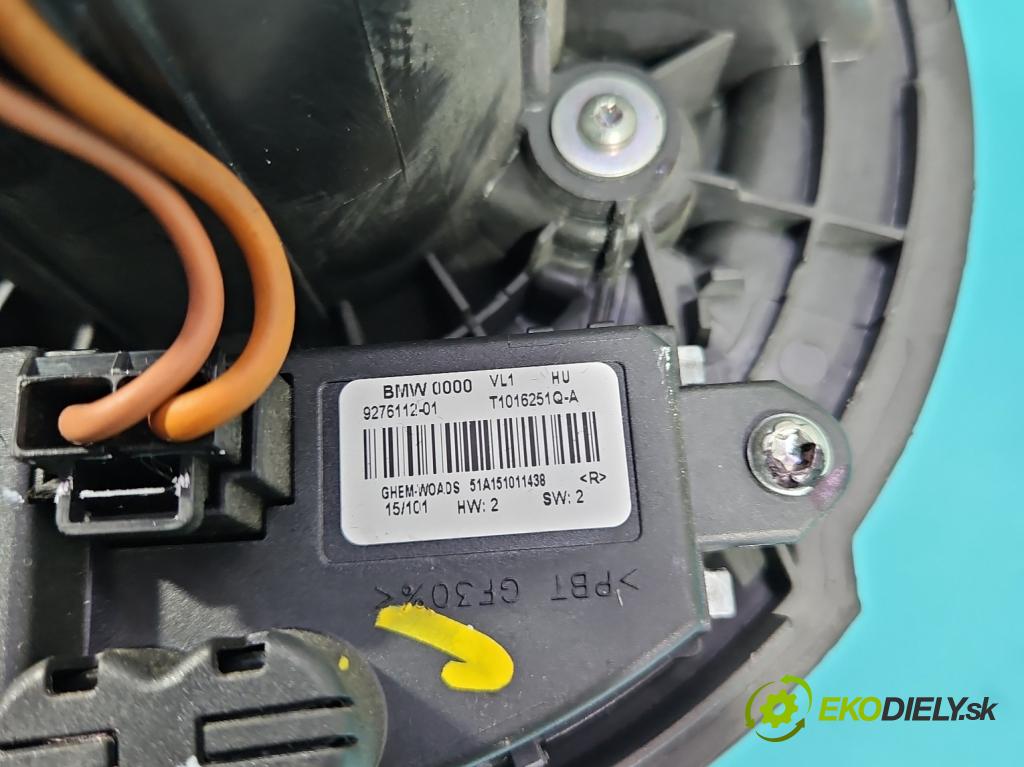 Bmw X5 F15 2013-2018 3.0d 258 HP automatic 190 kW 2993 cm3 5- ventilátor vzduchu 9276112