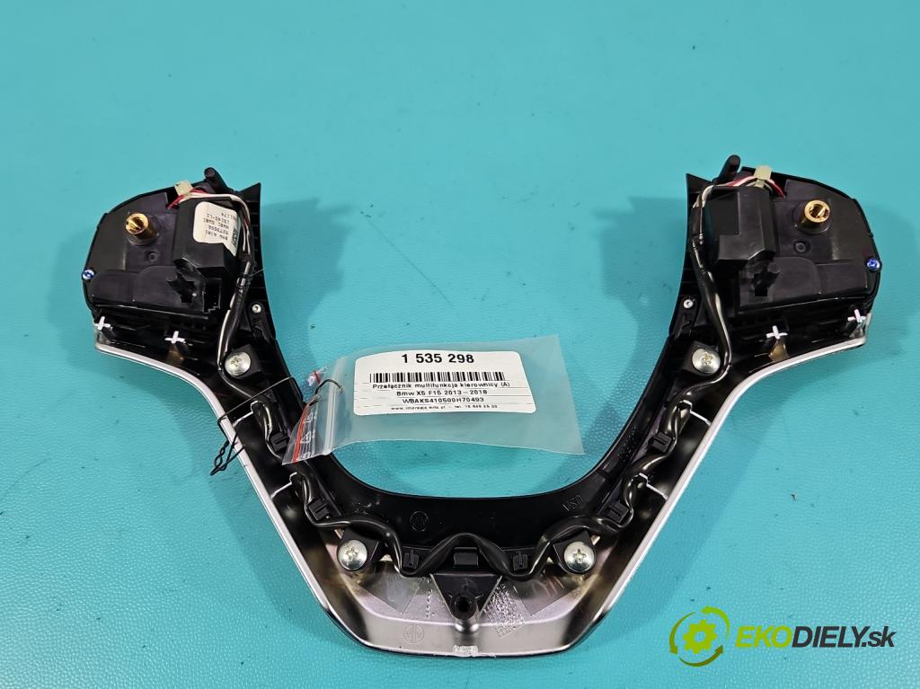 Bmw X5 F15 2013-2018 3.0d 258 HP automatic 190 kW 2993 cm3 5- prepínač multifunkční: řízení: 9273656 (Prepínacie páčky pod volantom)