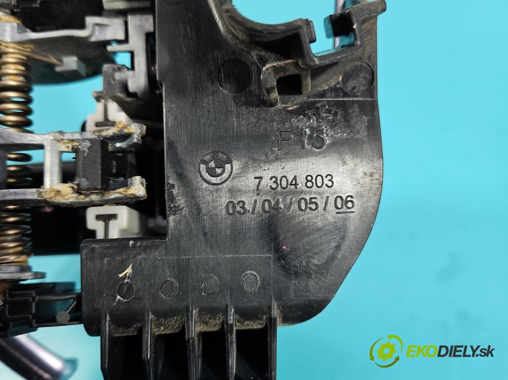 Bmw X5 F15 2013-2018 3.0d 258 HP automatic 190 kW 2993 cm3 5- rukoväť predné ľavé mimo: 7304803 (Kľučka dverí vonkajšia predná ľavá)