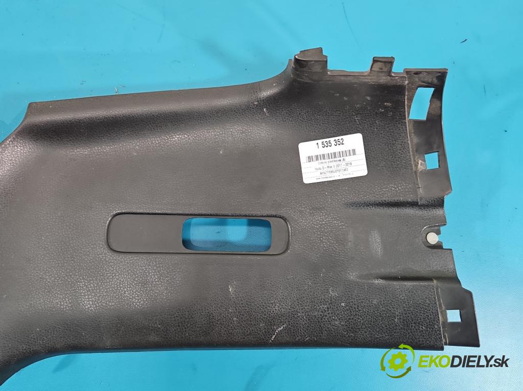 Isuzu D-Max II 2011-2019 2.5 crdi 163 HP manual 120 kW 2499 cm3 2- kryt plast 8-98064474-Y