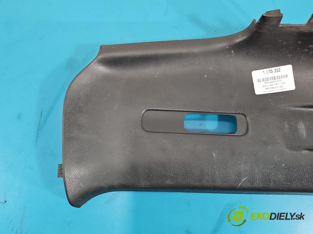 Isuzu D-Max II 2011-2019 2.5 crdi 163 HP manual 120 kW 2499 cm3 2- kryt plast 8-98064474-Y