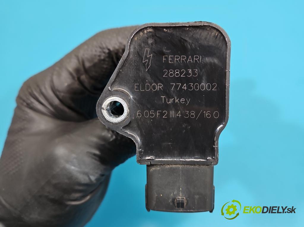 Maserati Quattroporte VI 13- 3.0 V6 automatic 301 kW 2979 cm3 4- cievka zapaľovacia 77430002 (Zapaľovacia cievka)