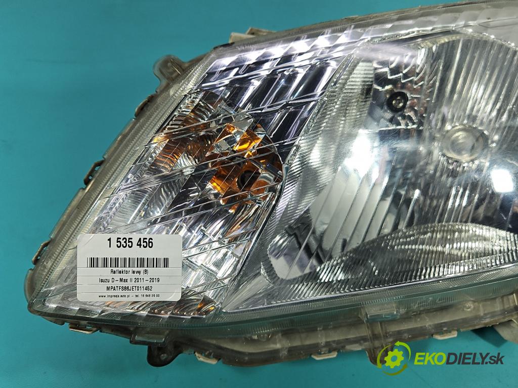 Isuzu D-Max II 2011-2019 2.5d 163 HP manual 120 kW 2499 cm3 2- Reflektor: ľavý  (Kľučka dverí ostatné)