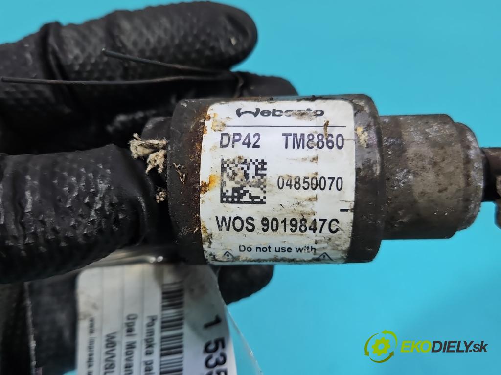 Opel Movano III 2010-2022 2.3 cdti 170 hp manual 125 kW 2299 cm3 2- čerpadlo paliva webasto 04850070 (Webasto (nezávislé topení))