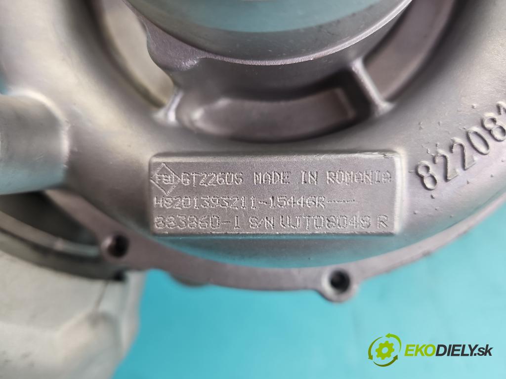 Opel Movano III 2010-2022 2.3 cdti 170 hp manual 125 kW 2299 cm3 2- Turbodmychadlo repasováno 883860-1