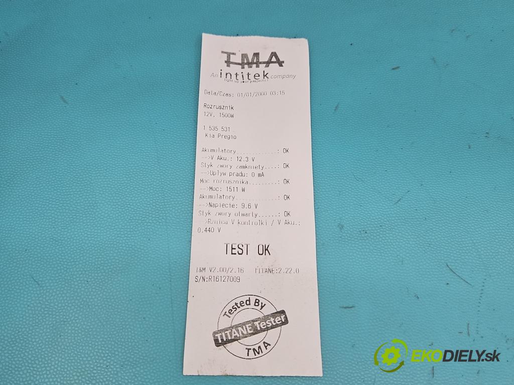 Kia Pregio 2.7d 82 HP manual 60 kW 2665 cm3 4- štartér  (Štartér)