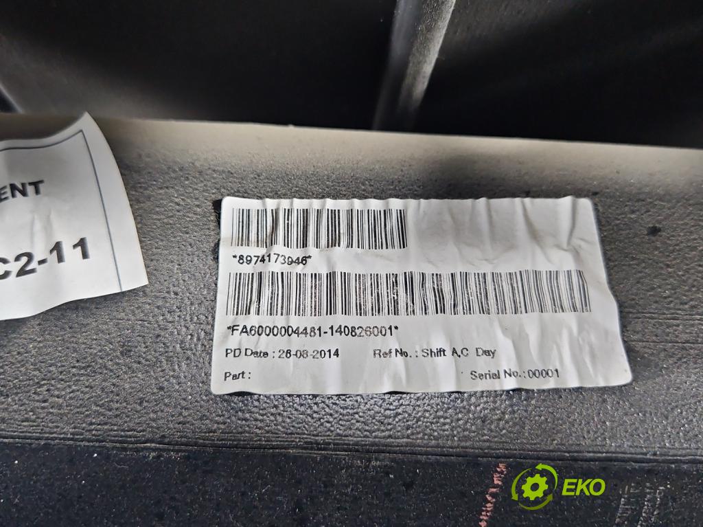 Isuzu D-Max II 2011-2019 2.5d 163 hp manual 120 kW 2499 cm3 2- kokpit,přistrojova deska