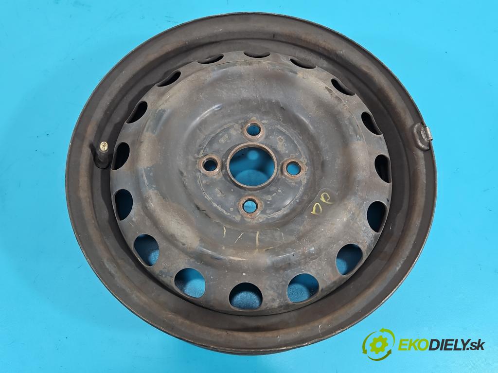 Toyota Yaris III 2011-2020 1.0 vvti 69KM manual 51 kW 998 cm3 5- Felga ocelový 15"